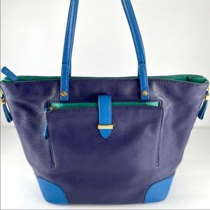 Tory Burch Color Block Leather bag